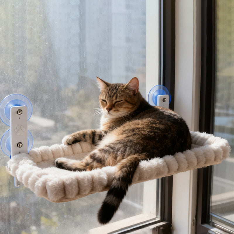 Modern Minimalist Square Oval Nylon Fiber Steel Velvet Pet Bed Cat Bed Hammock for Bedroom