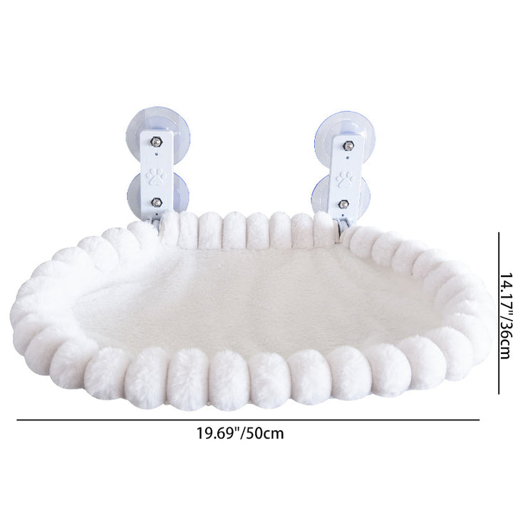 Modern Minimalist Square Oval Nylon Fiber Steel Velvet Pet Bed Cat Bed Hammock for Bedroom