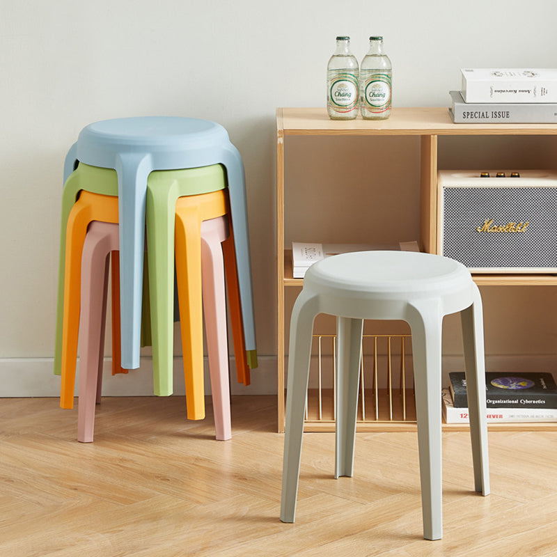 Moderne minimalistische zylindrische LHFPP Esszimmerstuhl ohne Rückenlehne und Armlehnen für Esszimmer &amp; Küche 