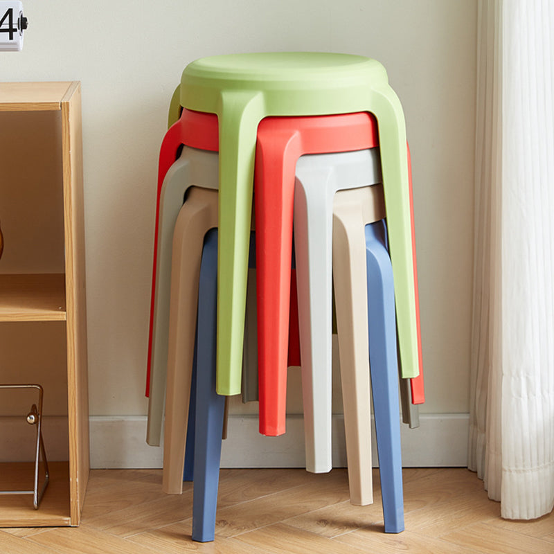 Moderne minimalistische zylindrische LHFPP Esszimmerstuhl ohne Rückenlehne und Armlehnen für Esszimmer &amp; Küche 