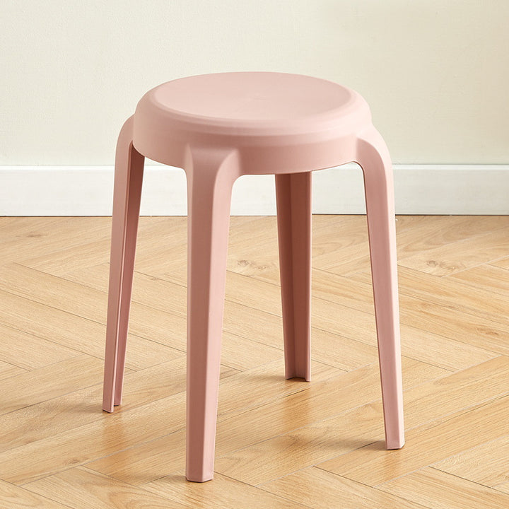 Moderne minimalistische zylindrische LHFPP Esszimmerstuhl ohne Rückenlehne und Armlehnen für Esszimmer &amp; Küche 