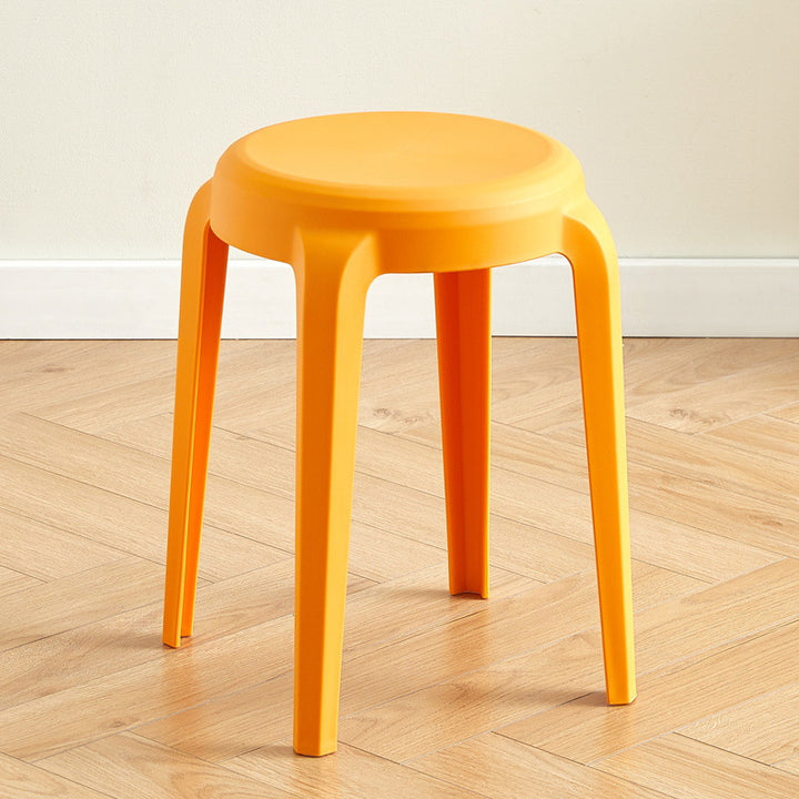 Moderne minimalistische zylindrische LHFPP Esszimmerstuhl ohne Rückenlehne und Armlehnen für Esszimmer &amp; Küche 