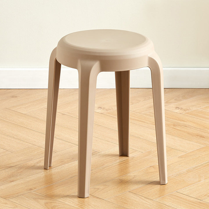 Moderne minimalistische zylindrische LHFPP Esszimmerstuhl ohne Rückenlehne und Armlehnen für Esszimmer &amp; Küche 