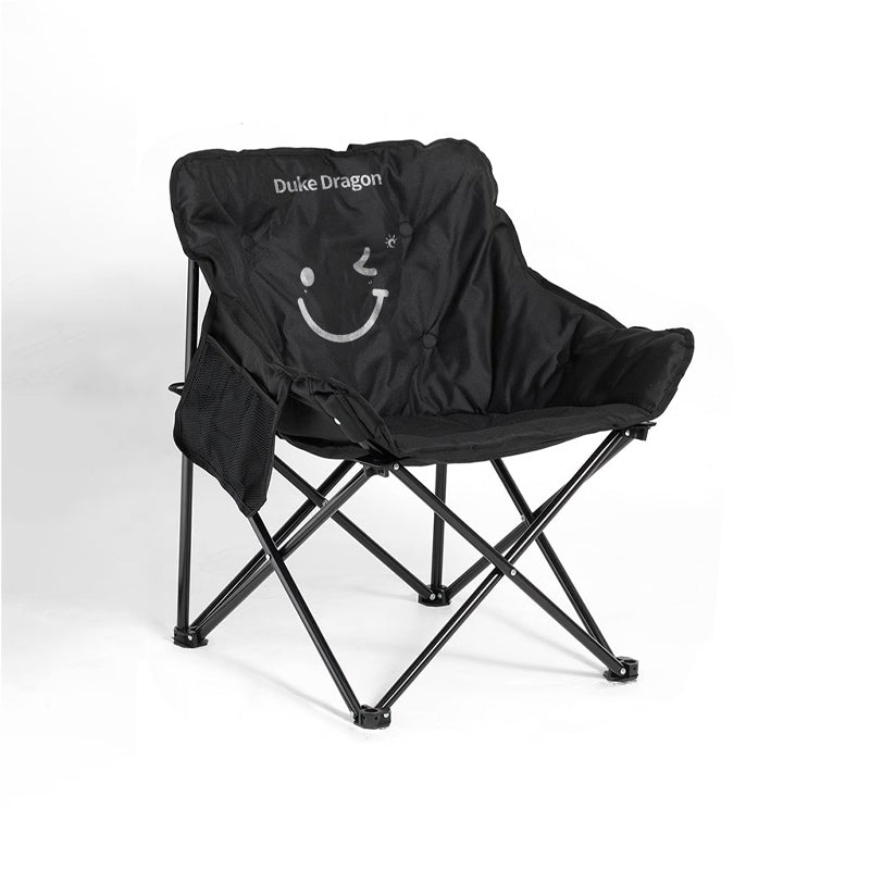 Chaise de camping pliante sans accoudoirs avec dossier, en acier au carbone, tissu Oxford, rectangulaire, minimaliste moderne, pour jardin 