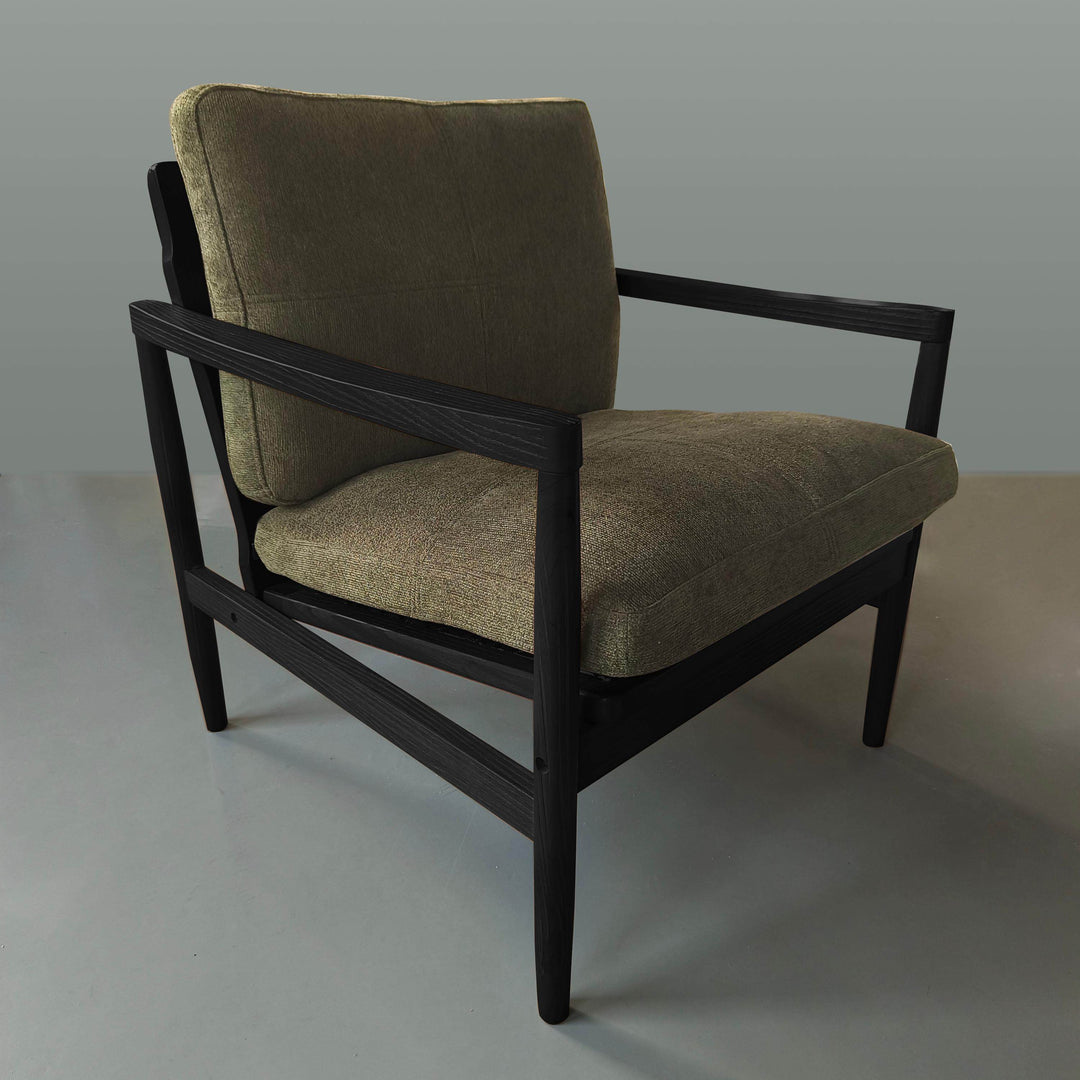 Tradicional Vintage Rectangular Imitación de Cuero Aceitado Terciopelo Silla de Acento de Madera de Caucho Respaldo Reposabrazos Para Sala de Estar 