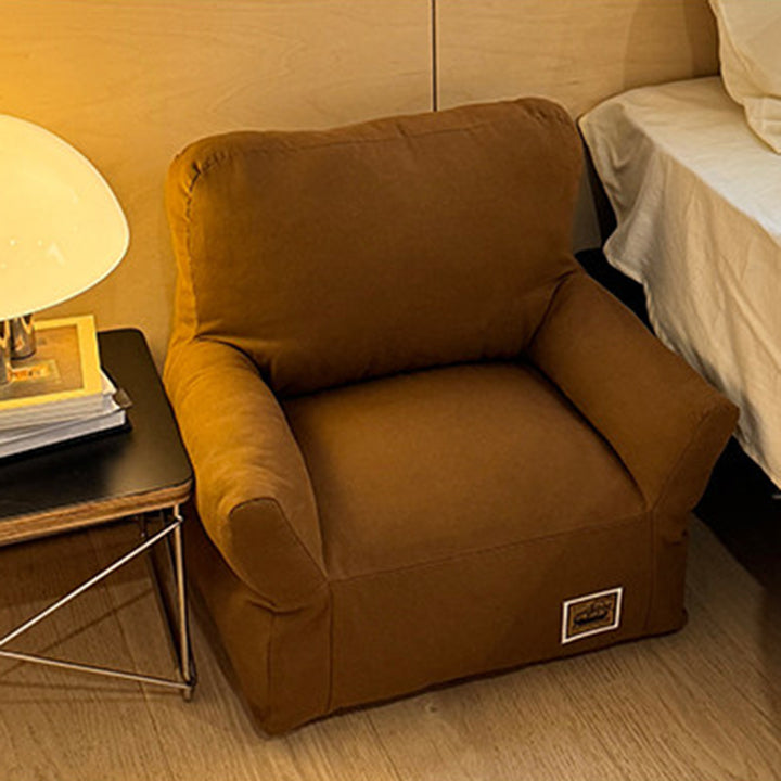 Cama rectangular minimalista moderna para gato de tela con algodón PP, sillón decorativo para mascotas con respaldo y reposabrazos para sala de estar 