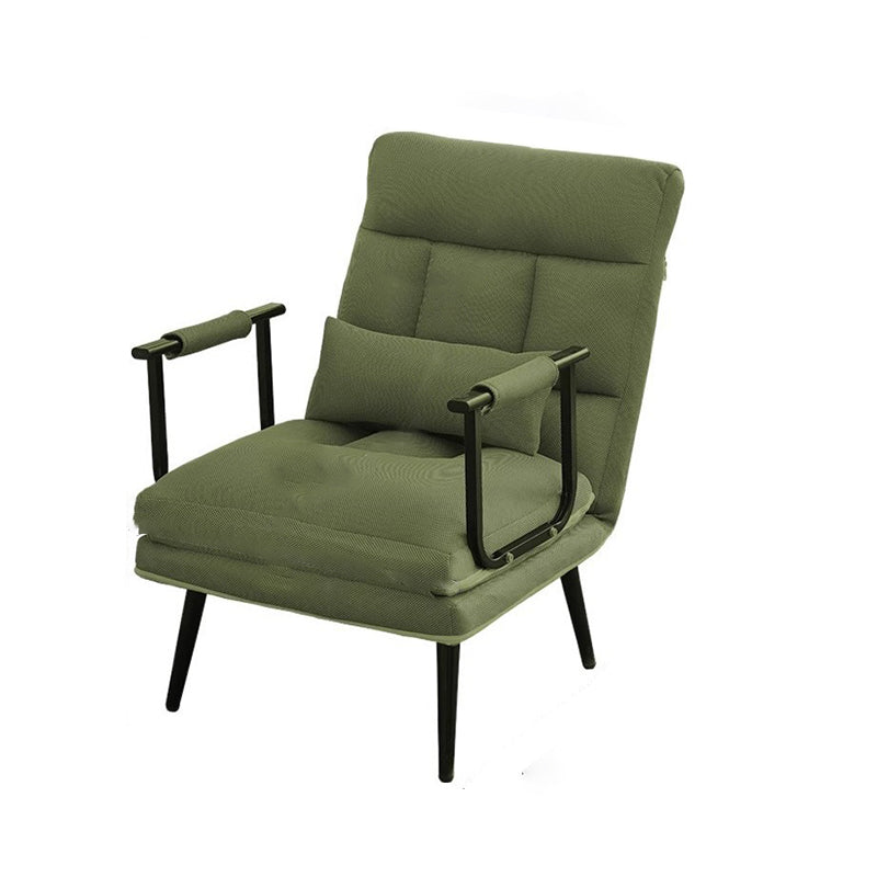 Chaise de bureau pliable rectangulaire minimaliste moderne en tissu mesh respirant avec structure en acier, dossier et accoudoirs, pour la maison et le bureau 