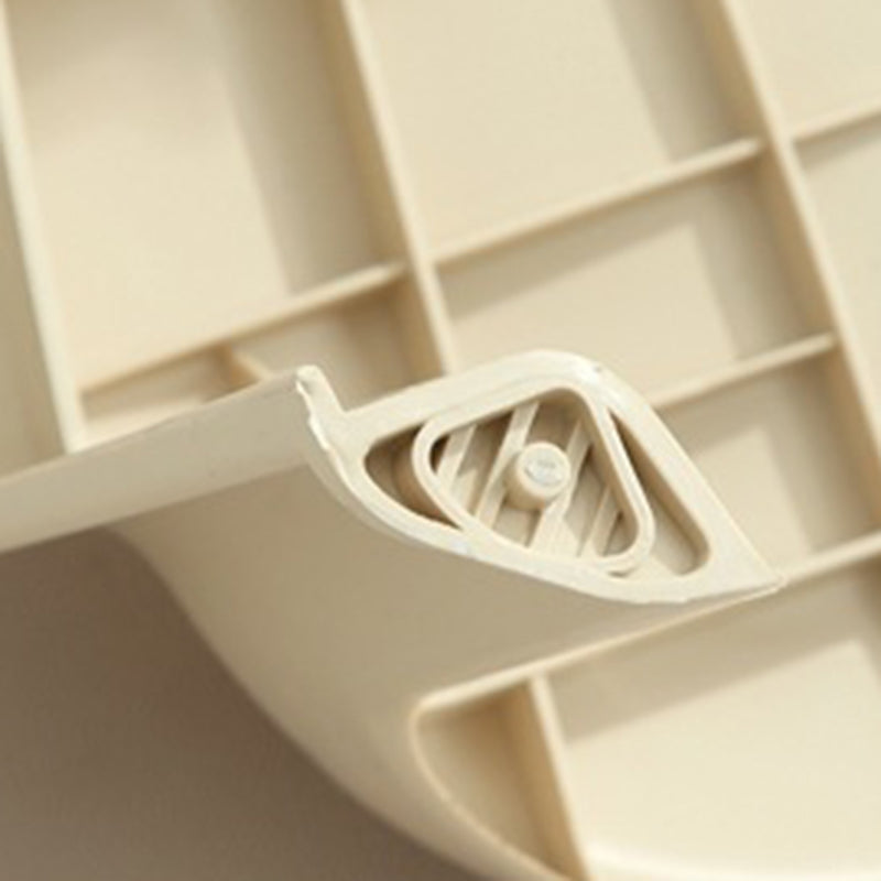 Tabouret bas empilable pour enfants en PP, moderne, minimaliste et courbé, sans dossier ni accoudoirs, pour salon 