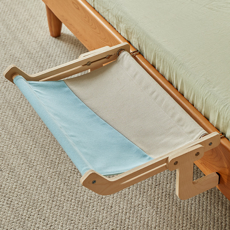 Modern Minimalist Rectangular Multi-Layer Plywood Cotton Linen Stainless Steel Hanging Cat Bed 2-Leg For Bedroom