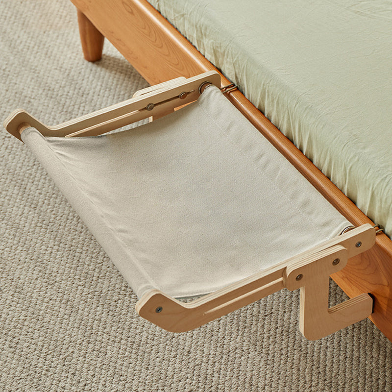 Modern Minimalist Rectangular Multi-Layer Plywood Cotton Linen Stainless Steel Hanging Cat Bed 2-Leg For Bedroom