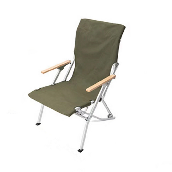 Chaise de camping extérieure moderne minimaliste rectangulaire en tissu Oxford, alliage d&