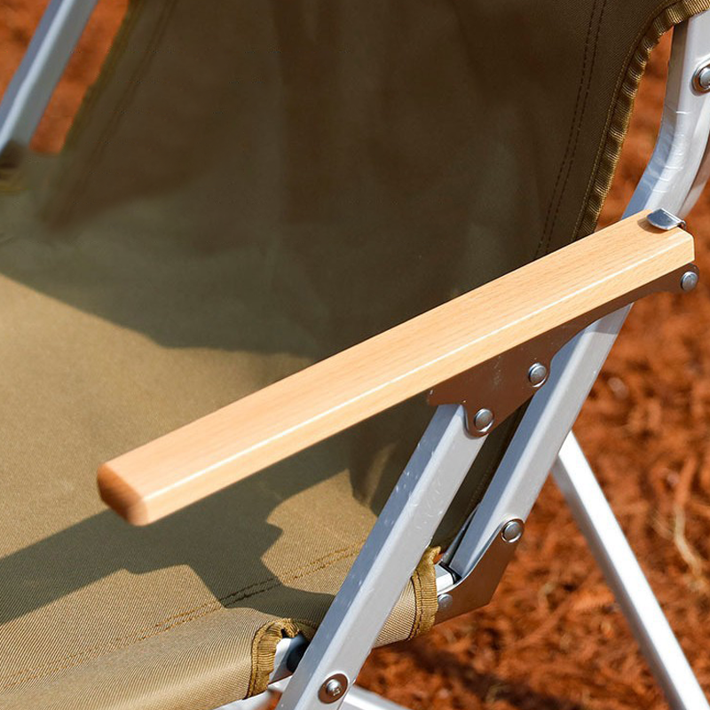 Chaise de camping extérieure moderne minimaliste rectangulaire en tissu Oxford, alliage d&