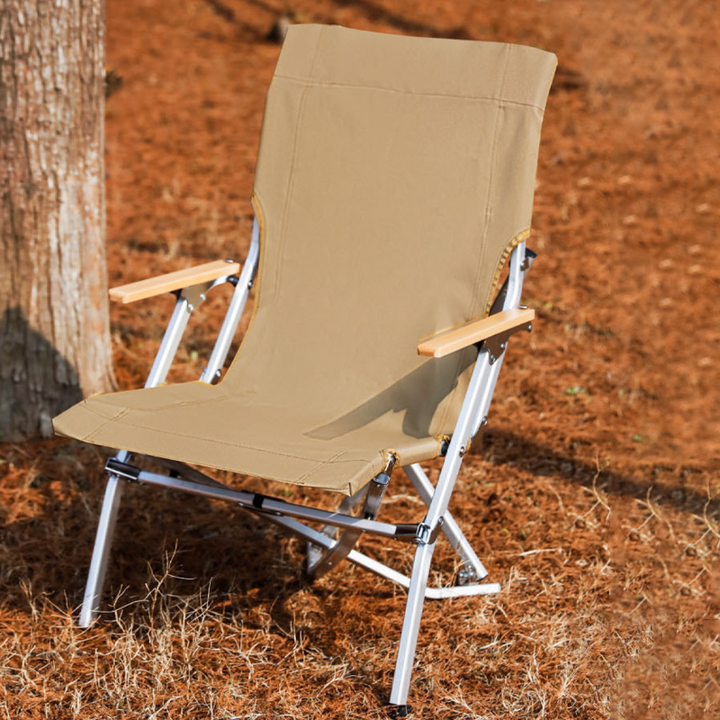 Chaise de camping extérieure moderne minimaliste rectangulaire en tissu Oxford, alliage d&