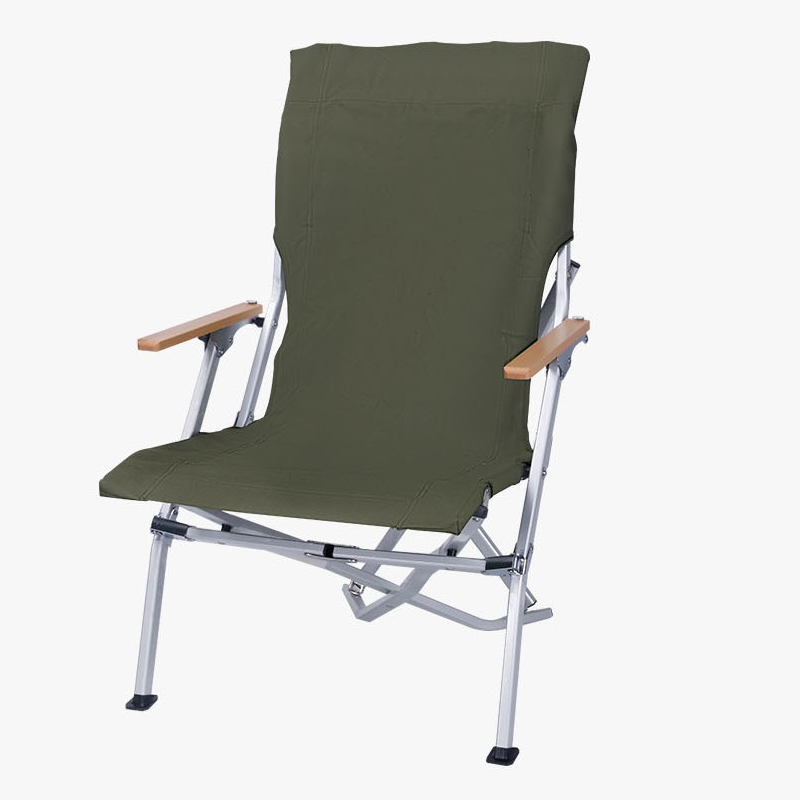 Chaise de camping extérieure moderne minimaliste rectangulaire en tissu Oxford, alliage d&
