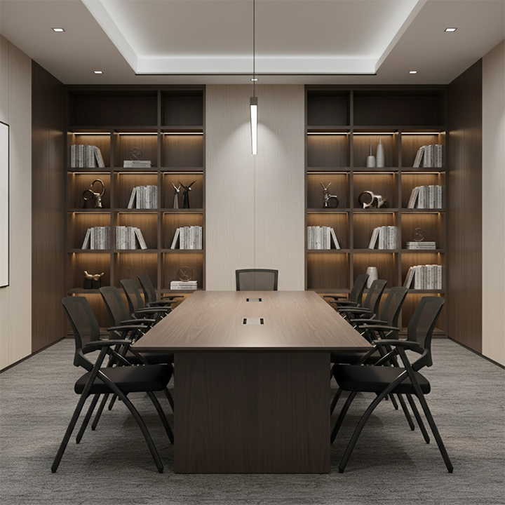 Modern High-Resilience Foam Mesh Desk Chair - Rectangular Cross-Leg Design Foldable Office Chair For Home Office
