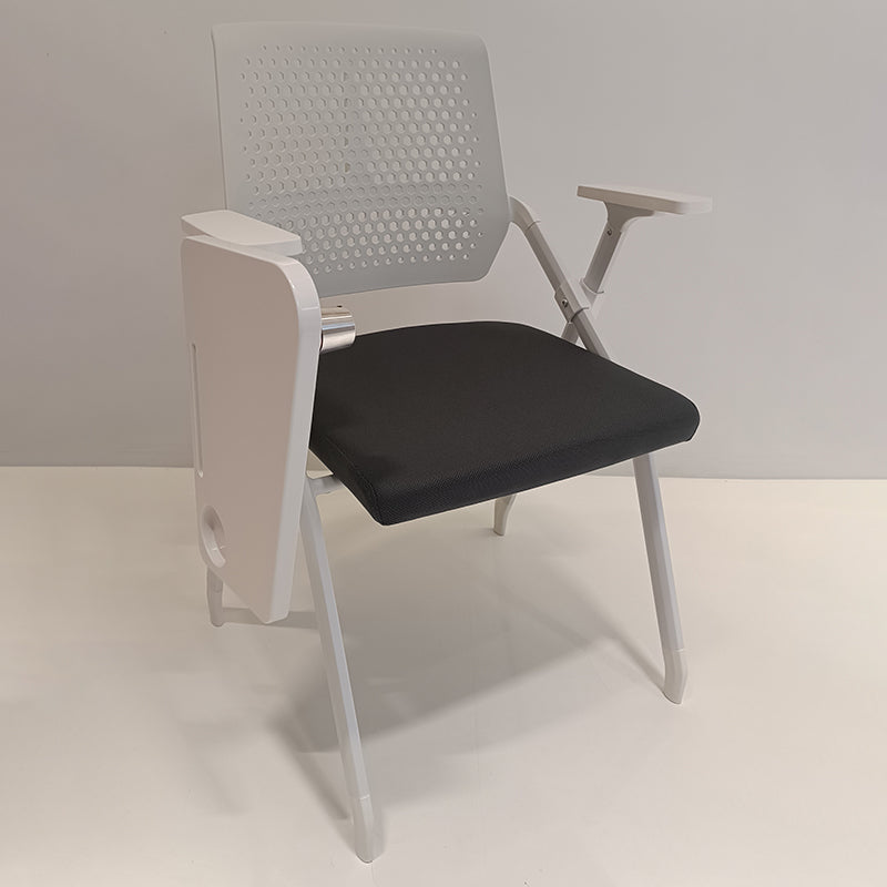 Modern Multi-Functional Space Saving Design Folding Office Chair - Rectangular Stackable Writing Board Desk Chair For Home Office