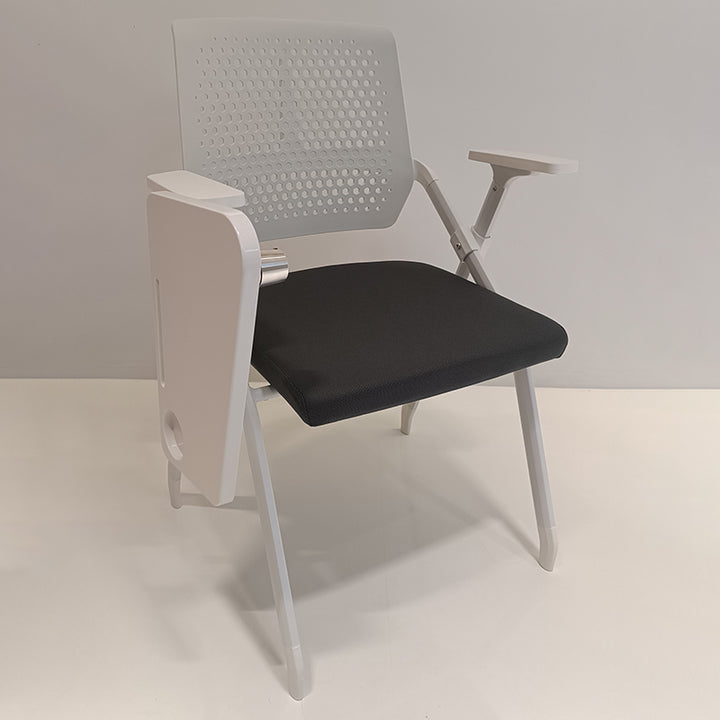 Modern Multi-Functional Space Saving Design Folding Office Chair - Rectangular Stackable Writing Board Desk Chair For Home Office