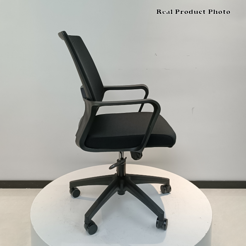 Modern Ergonomic Mid Back Mesh Office Chair - Rectangular Lumbar Support Reclining Tilt Desk Chair For Home Office