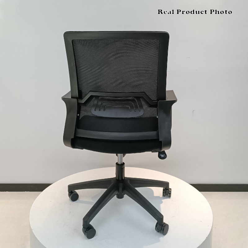 Modern Ergonomic Mid Back Mesh Office Chair - Rectangular Lumbar Support Reclining Tilt Desk Chair For Home Office