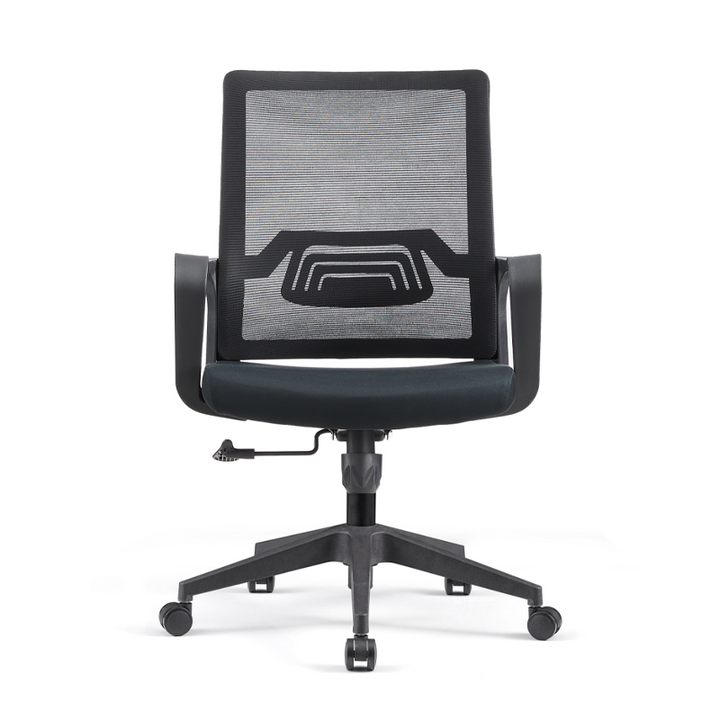 Modern Ergonomic Mid Back Mesh Office Chair - Rectangular Lumbar Support Reclining Tilt Desk Chair For Home Office