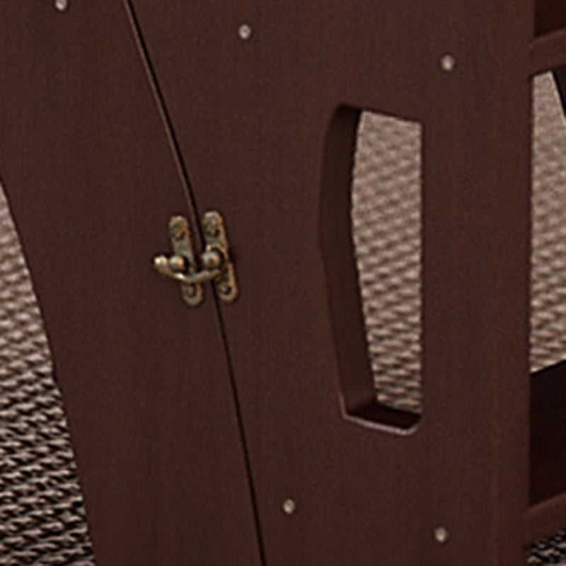 Silla de comedor plegable rectangular trapezoidal nórdica contemporánea de bambú con respaldo para comedor 