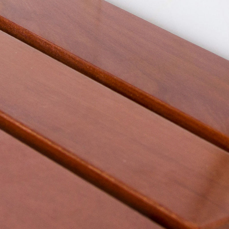 Moderner minimalistischer rechteckiger wandmontierter Schuhbank aus Holz und Edelstahl ohne Armlehnen für Eingangsbereiche 