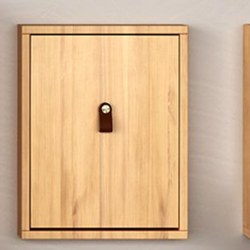 Modern Minimalist Rectangular Wall-Mounted Eco-Friendly Engineered Wood Folding Shoe Bench Armless For Entryways