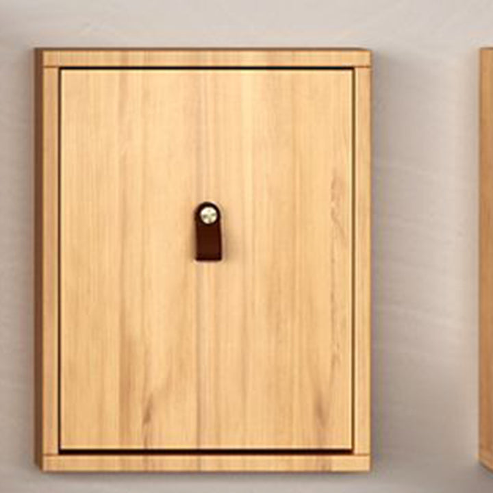 Modern Minimalist Rectangular Wall-Mounted Eco-Friendly Engineered Wood Folding Shoe Bench Armless For Entryways