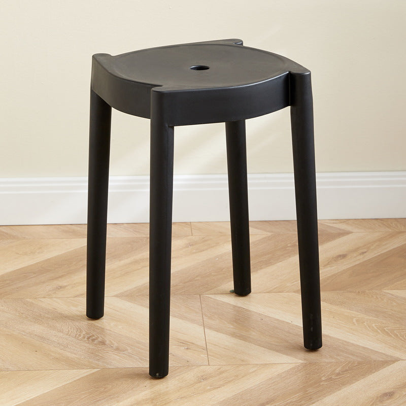 Chaise Ronde en Plastique Minimaliste Moderne pour Salon 