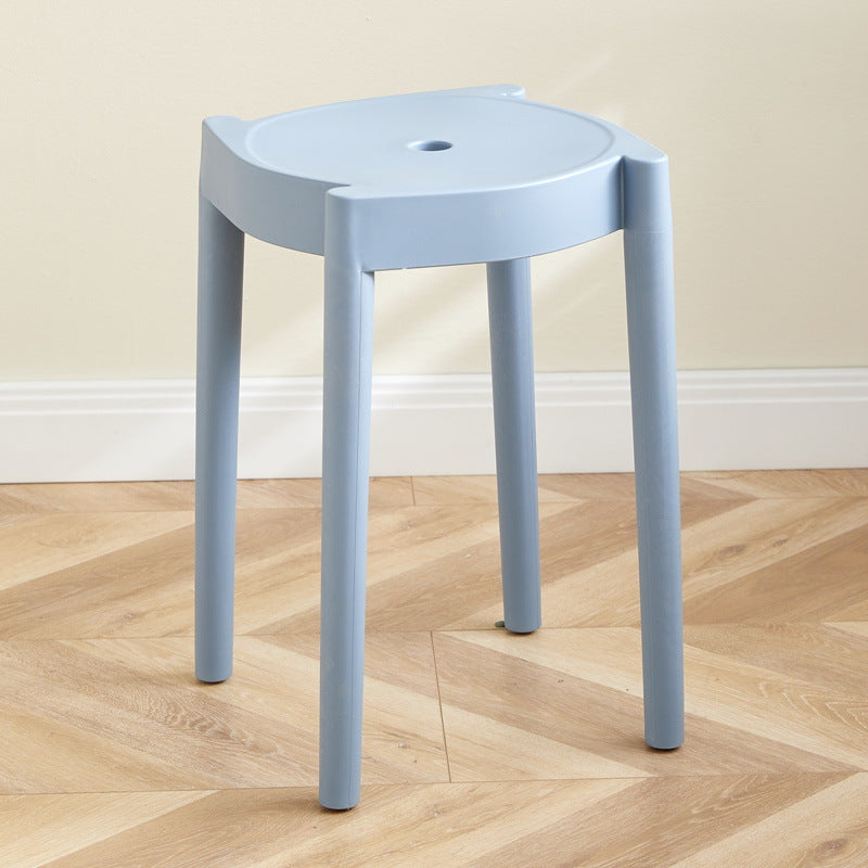 Modern Minimalist Plastic Round Chair For Living Room