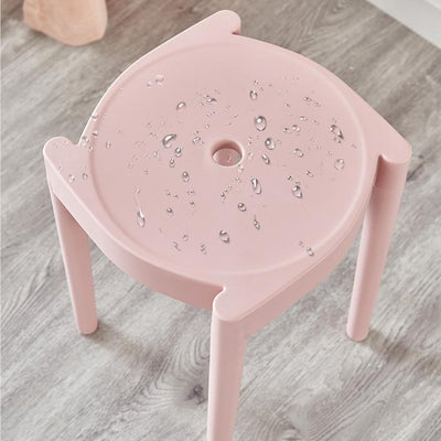 Modern Minimalist Plastic Round Chair For Living Room