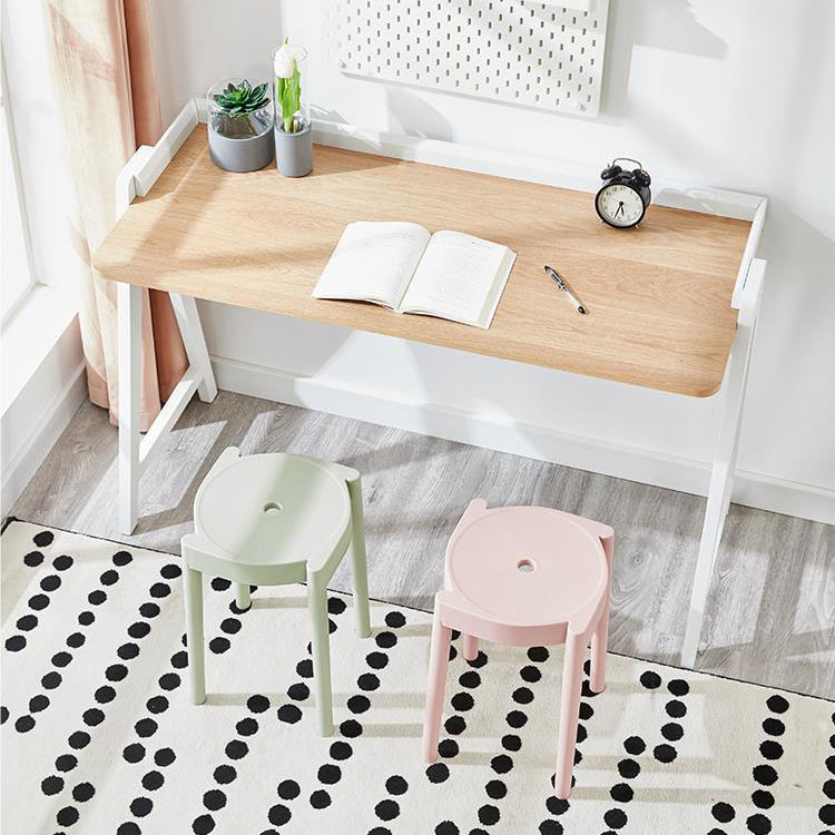 Modern Minimalist Plastic Round Chair For Living Room