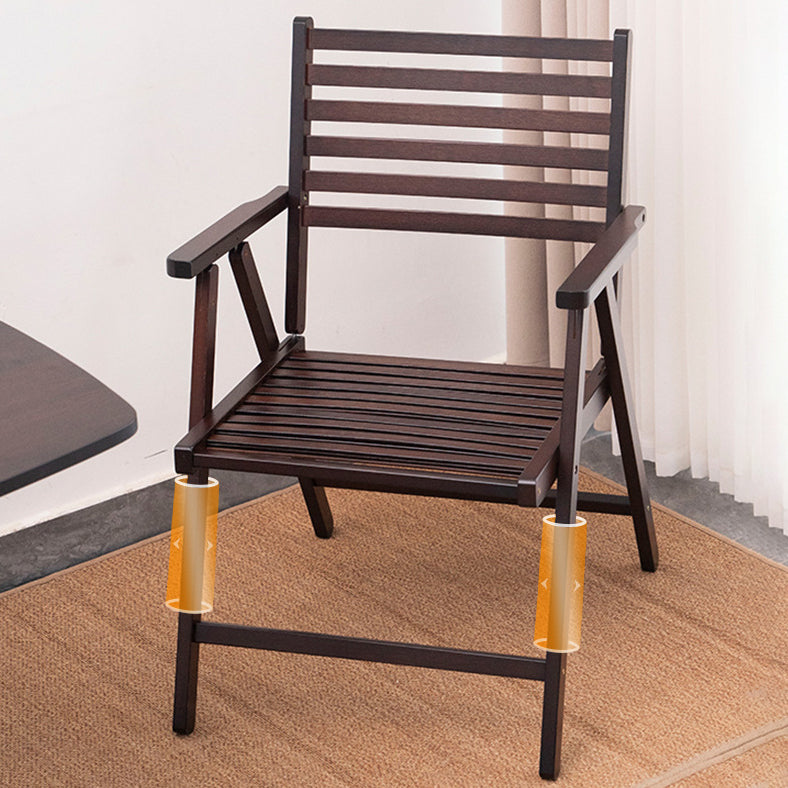 Chaise longue rectangulaire minimaliste moderne en bambou avec accoudoirs pliables pour jardin extérieur 