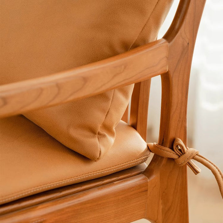 Chaise de salle à manger carrée en tissu et bois massif nordique contemporain avec dossier et accoudoirs pour salon et salle à manger 