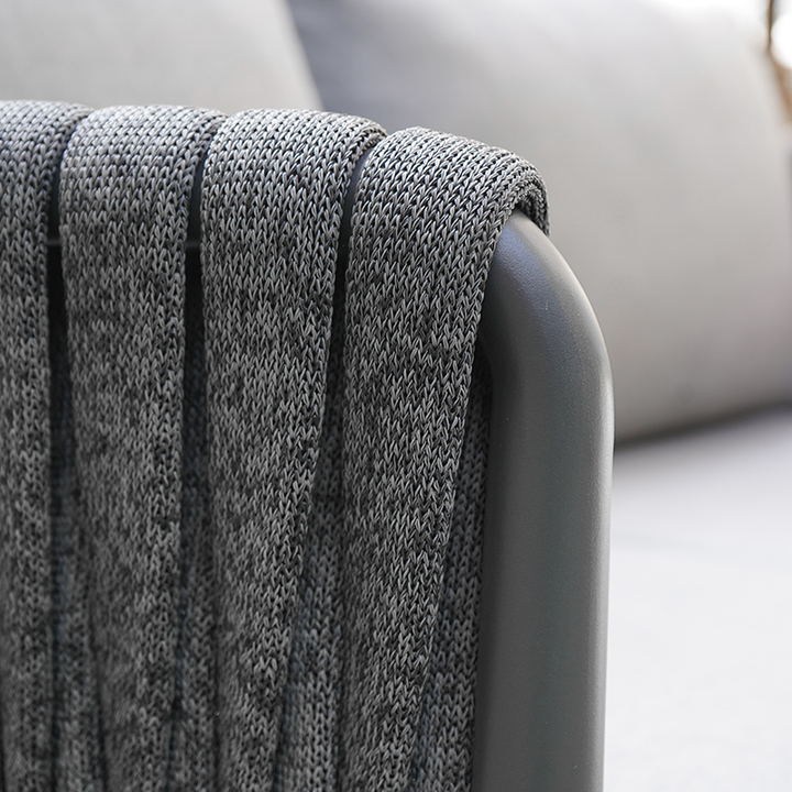 Modern Outdoor Garden Rope Sofa - 1/2/3 Seater For Balcony &amp; Outdoor Patio