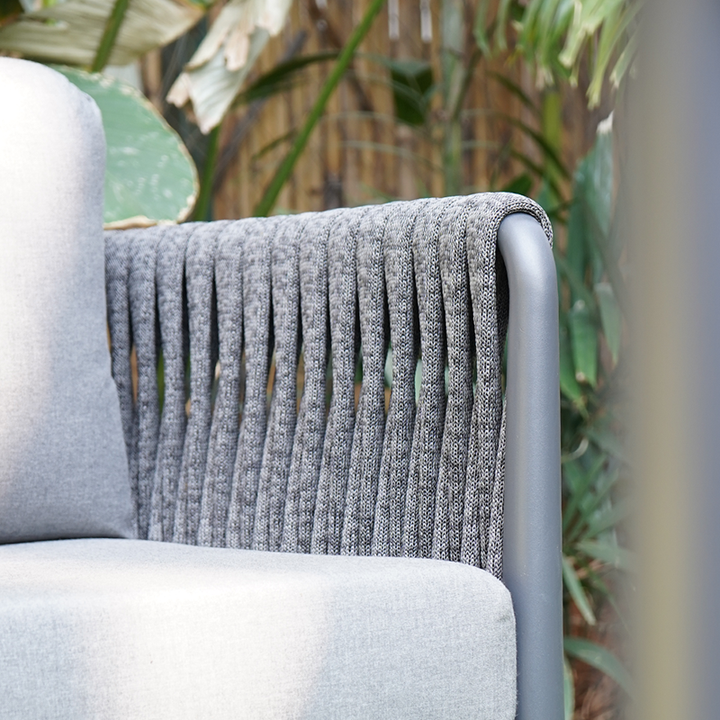 Modern Outdoor Garden Rope Sofa - 1/2/3 Seater For Balcony &amp; Outdoor Patio