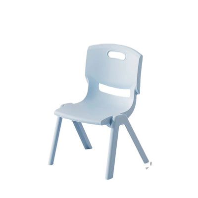 Contemporary Scandinavian Square PP Stackable Backrest Kids Low Stool For Living Room