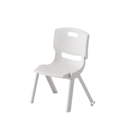 Contemporary Scandinavian Square PP Stackable Backrest Kids Low Stool For Living Room