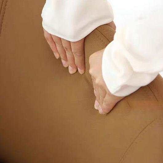 Contemporary Scandinavian Square Faux Velvet Pine Solid Wood 360° Rotation Backrest Accent Chair For Living Room