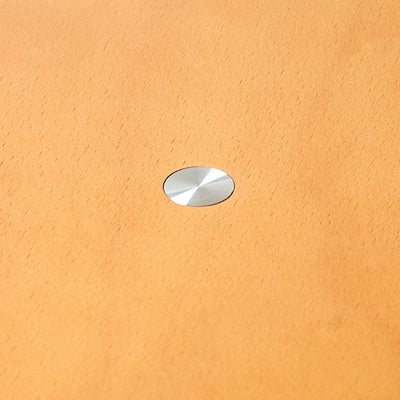 Contemporary Scandinavian Square Multi-layer Solid Wood Panel Electroplated Iron Backrest Dining Chair For Dining Room