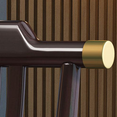 Traditional Chinese Square Rubberwood Solid Wood Microfiber Leather Backrest Dining Chair For Dining Room