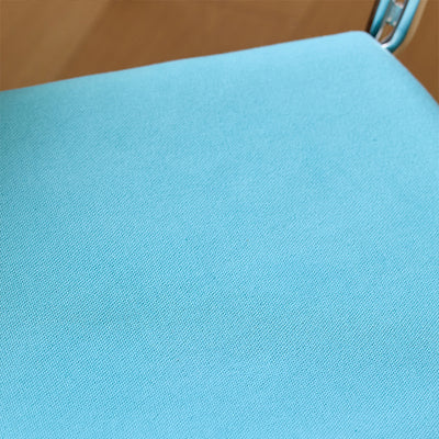 Traditional Vintage Square Iron Multi-layer Solid Wood Panel Fabric Backrest Stackable Dining Chair For Dining Room