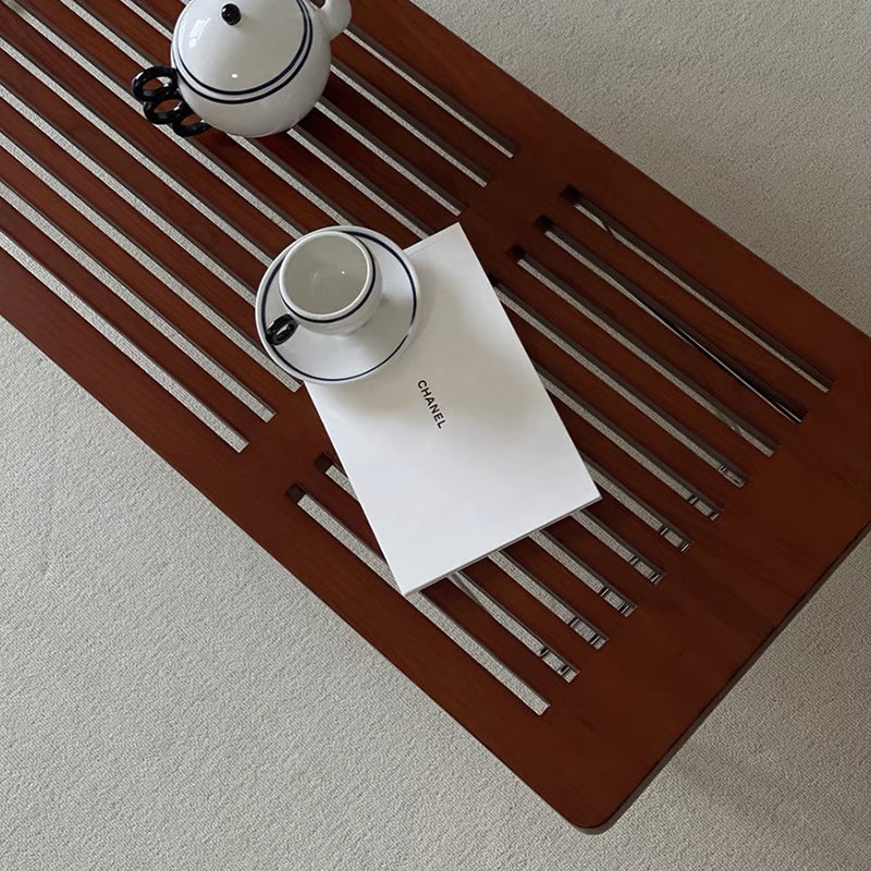 Traditional Vintage Rectangular Multi-Layer Solid Wood Panel Electroplated Iron Shoe Bench For Entryways