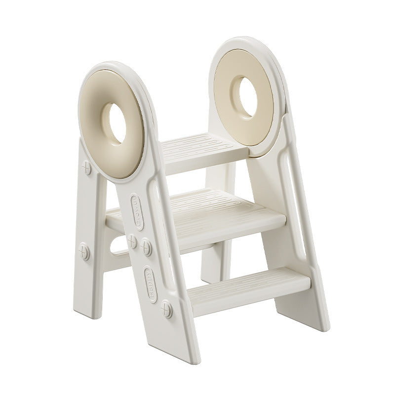 Taburete plegable para niños de 3 pasos de HDPE rectangular contemporáneo escandinavo para dormitorio y sala de estar 