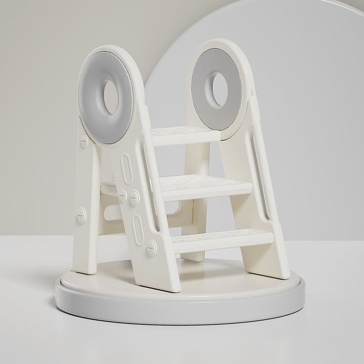 Taburete plegable para niños de 3 pasos de HDPE rectangular contemporáneo escandinavo para dormitorio y sala de estar 