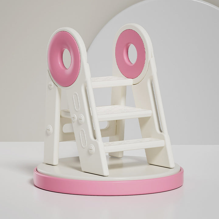 Taburete plegable para niños de 3 pasos de HDPE rectangular contemporáneo escandinavo para dormitorio y sala de estar 