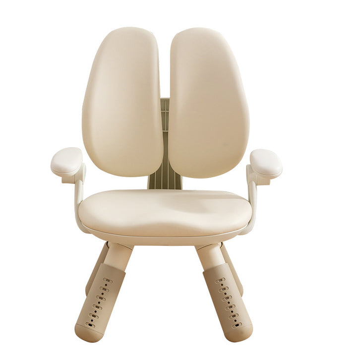 Contemporary Creative Square PU Leather PP Height-Adjustable Backrest Armrest Kids Chair For Living Room &amp; Bedroom