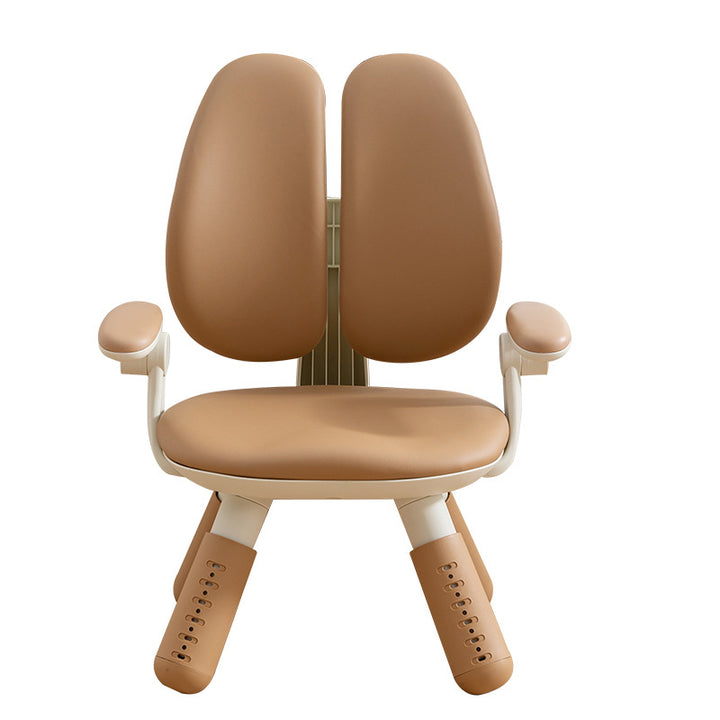 Contemporary Creative Square PU Leather PP Height-Adjustable Backrest Armrest Kids Chair For Living Room &amp; Bedroom