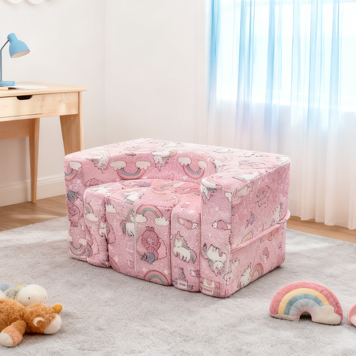 Zeitgenössisches Kreatives Frei Kombinierbares Sofa: Rechteckige Komprimierbare Rückenlehne Armlehne Kindersofa Für Wohnzimmer 