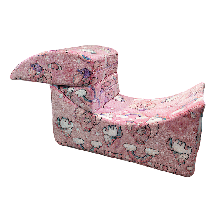 Contemporary Creative Rectangular Kids Sofa: Freely Combinable Compressible - Backrest Lounge Chair For Living Room